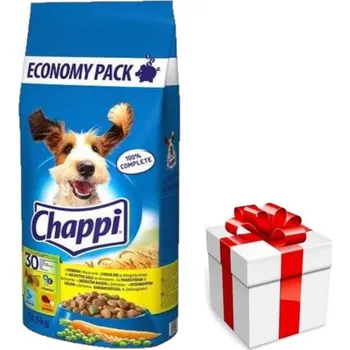 Krmivo pro psa CHAPPI 13,5 kg - suché krmivo pro psy s drůbeží a zeleninou + překvapení pro vašeho psa GRATIS