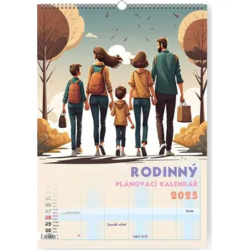 Kalendář Vikpap group Nástěnný kalendář Rodinný 2025