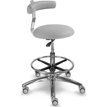 MAYER Stolička s oporou zad 1240 dent, silvertex platinová