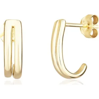 Náušnice JVD Slušivé pozlacené náušnice SVLE1625X61GO00 + 2 měsíce na vrácení zboží