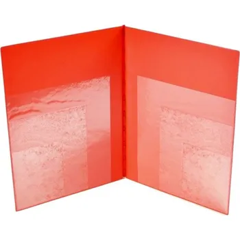 Psací podložka Složka A4 PVC vícenásobné kapsy červená