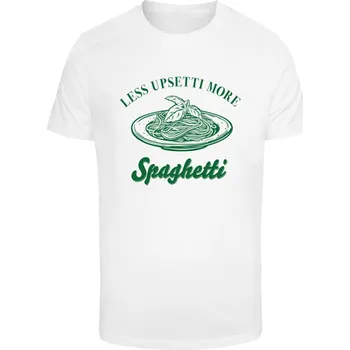 Pánské tričko Pánské tričko Upsetti Spaghetti bílé Mister Tee bílá 2969554