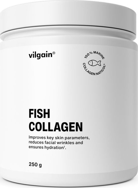 Vilgain Hydrolyzovaný rybí kolagen –⁠ kolagenní peptidy Naticol®, doplněk stravy - bez příchutě 250 g