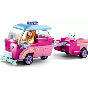 Stavebnice Sluban Sluban Girls Dream Kočičí vůz