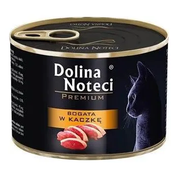 Krmivo pro kočku Dolina Noteci Premium pro kočky s vysokým obsahem kachny 12x185g SLEVA 2%