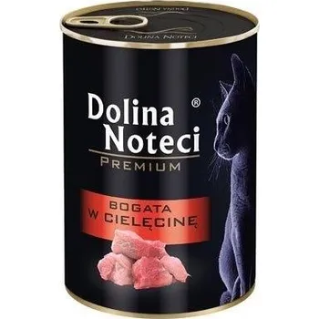 Krmivo pro kočku Dolina noteci Premium pro kočky s vysokým obsahem telecího masa 400g