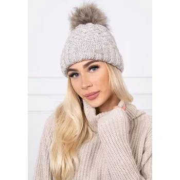 Čepice Čepice K169 světle béžová UNI