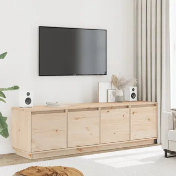 Televizní stolek vidaXL TV skříňka 156 x 37 x 45 cm masivní borové dřevo