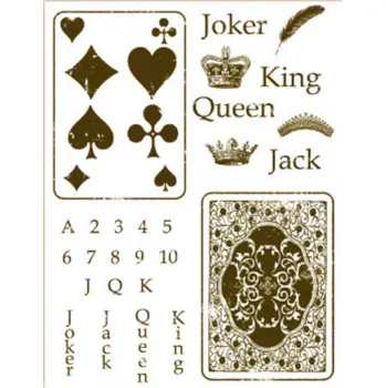 Dětské razítko Gelová razítka - Žolíkové karty