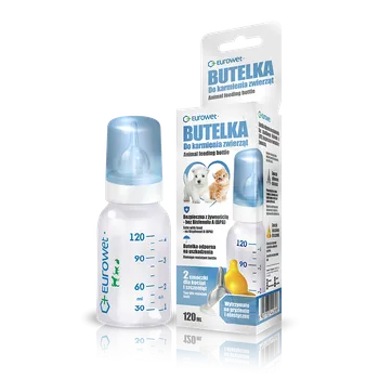 EUROWET Láhev na krmivo pro domácí zvířata 120 ml