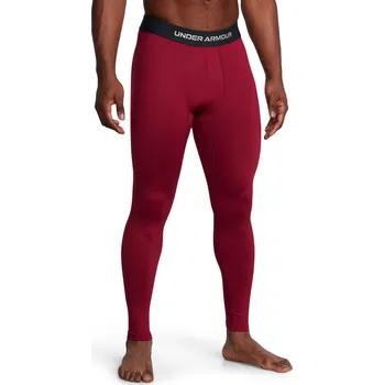 Pánské legíny UA CG Elite Leggings-RED Under Armour tmavě červená 2980832