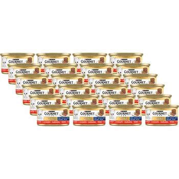 Krmivo pro kočku Purina Gourmet Gold pěna s hovězím masem 24x85g