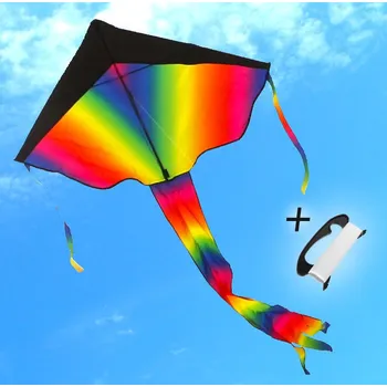 Létající drak Skylee JB34 110x230cm Duhový