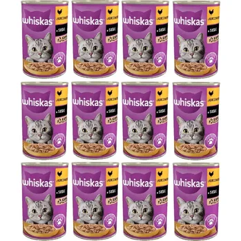 Krmivo pro kočku WHISKAS Adult kuře 12x400g