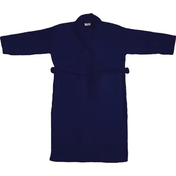 Dámský župan Jassz Plyšový župan s 3/4 rukávy Námořní modrá XXL