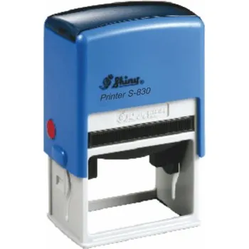 Razítko Razítko Shiny S-830 Printer Line, vlastní text 75 x 38 mm *Barva strojku: Modrá