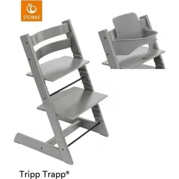 Stokke Tripp Trapp Židlička + Baby Set 2 - Storm Grey