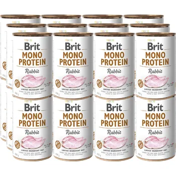Volný čas BRIT MONO PROTEIN RABBIT 24x400g