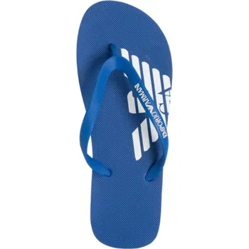 Pánské polobotky Unisex žabky XVQS08 XN746 T628 modré - Emporio Armani 43