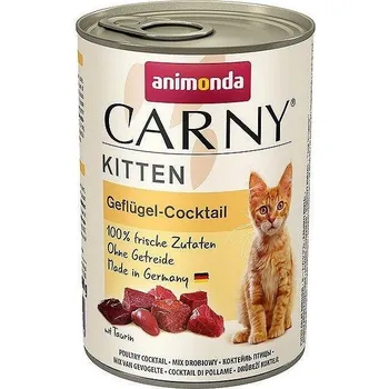 Volný čas ANIMONDA Cat Carny Kitten příchuť: drůbeží koktejl 400g