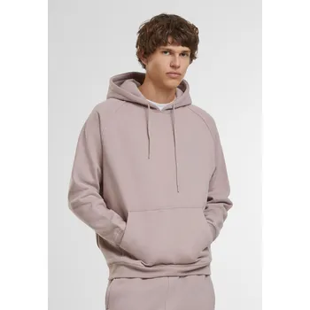 Pánská mikina Pánská mikina Blank Hoody pudrová růžová Urban Classics šedá 2959542