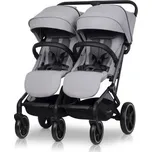 EasyGo Echo Kočárek pro dvojčata/sourozence - Cloudy Grey