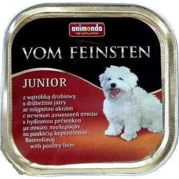 Volný čas ANIMONDA Dog Vom Feinsten Junior chuť: kuřecí játra 150g