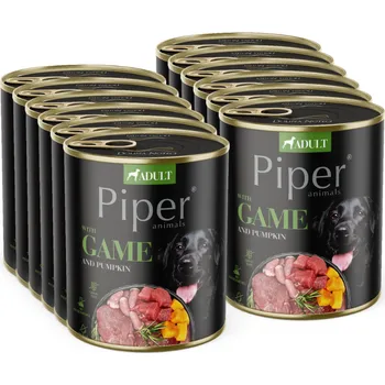 DOLINA NOTECI Piper pro psy se zvěřinou a dýní 12x800g