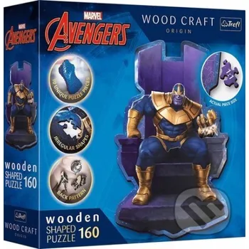 Wood Craft Origin puzzle Thanos na trůnu - Trefl Trefl