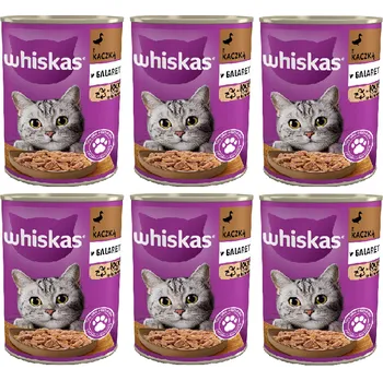 Krmivo pro kočku WHISKAS Adult kachna 6x400g