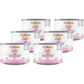 Krmivo pro kočku CALIBRA Cat Life Kitten Chicken 6x200g