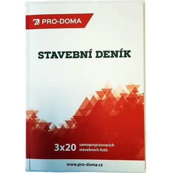 Tiskopis PRO-DOMA - Deník stavební PRO-DOMA