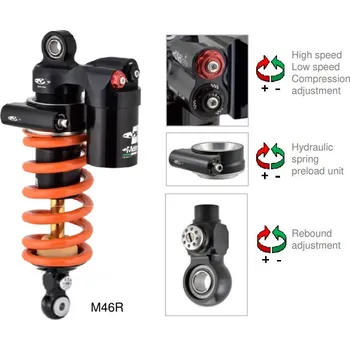 Matris Dampers Itálie Ducati 999 03/06 Centrální pérovací jednotky ''monoshock'' M46R