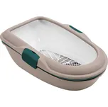 ZOLUX FURBA toaleta se sítkem 39x59x22 cm hnědozelená barva