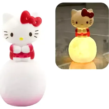 Noční světlo Noční světlo - POHÁDKA SANRIO - HELLO KITTY - MĚSÍC (Značka: BANDAI)
