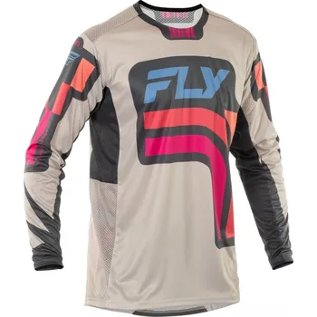 Moto dres Dres lite vice, fly racing - usa 2025 (šedá/růžová, vel. m)