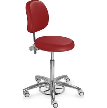 MAYER Židle s nastavitelnými zády 1255G Clean, silvertex červená