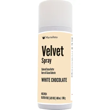 Potravinářské barvivo MARTELLATO VELVET SREJ BÍLÁ ČOKOLÁDA (WHITE CHOCOLATE) 400ml