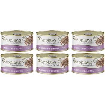 Krmivo pro kočku Applaws Cat Makrela a sardinky 6x70g