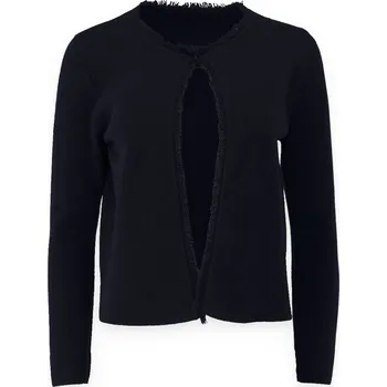 Dámský svetr Krátký kardigan/bolerko 5238 Itálie barva: černá