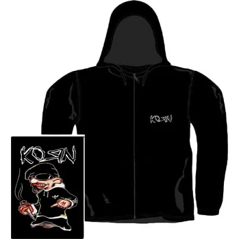 Dámská mikina dámská mikina s kapucí a zipem Korn