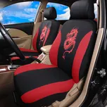 Autopotahy - Drak - červené (Univerzální potahy do auta)