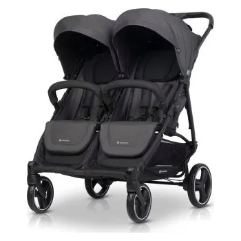 Kočárek Euro-Cart Doblo Sportovní kočárek pro dvojčata/sourozence Iron
