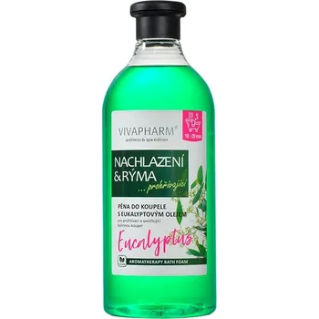 Koupelová pěna Vivaco VivaPharm Pěna do koupele s eukalyptovým olejem NACHLAZENÍ A RÝMA 750 ml