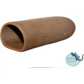 Dekorace do akvária Jeskyně kulatá V Hnědá