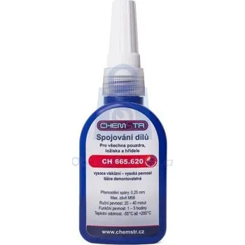 Průmyslové lepidlo Lepidlo na závity a válcové součásti CH 665.620, vysoká pevnost, CHEMSTR 250 g, barva zelená, balení 1 ks