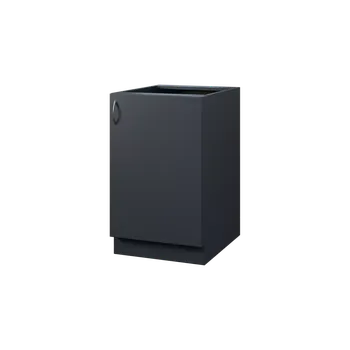 Koupelnový nábytek CS - 5D spodní skříňka, 1-dvéřová, pravá, 870x500x600, antracit