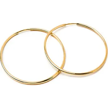 Náušnice Klasické zlaté náušnice kruhy 2 cm, 14K IZ22950 + dárkové balení LUXUS zdarma