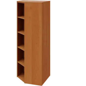 Šatní skříň CV 5 - 7 skříň rohová, levá, 1800x700x700, olše jantar