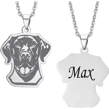 Přívěsek Přívěsek s řetízkem z chirurgické oceli Retrívr